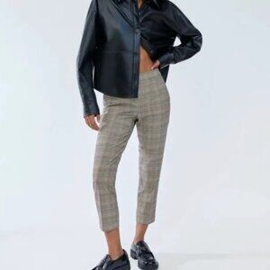 Aritzia Babaton Conan Plaid Dress Pants Trousers